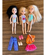 Lot of Three (3) Barbie Little Sister Chelsea Fashion Dolls 2015 + Acces... - £12.44 GBP