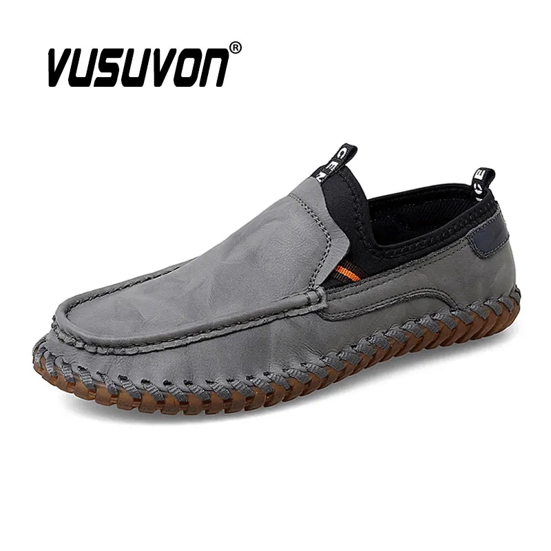 Men Casual Shoes  Sneakers 2021  Fashion Handmade Retro Slip-on Zapatos Casuales - £59.06 GBP