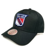 New York Rangers NHL Mitchell &amp; Ness Black Vintage Pinch Hat Cap Men&#39;s S... - $368.02 MXN