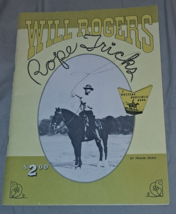 1969 WILL ROGERS Rope Tricks Book Western Horseman Paperback Frank Dean Signed - £29.88 GBP