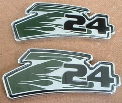Chevy Cavalier Z24 Logo Green Fender Emblem Emblems Flamed Sign Decals - £7.77 GBP