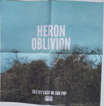 Heron Oblivion  21  x 21  Promo Poster, new - £8.70 GBP