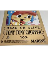 Wanted Dead Or Alive Tony Tony Chopper Marine Anime Poster One Piece Man... - £15.15 GBP