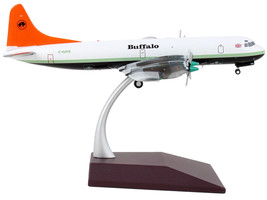 Lockheed L-188 Electra Commercial Aircraft &quot;Buffalo Airways&quot; White and Black wit - £93.97 GBP