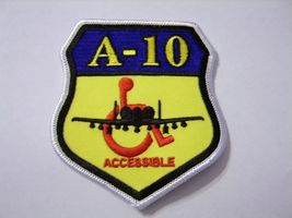 USAF PATCH A-10 WHEELCHAIR ACCESSIBLE:GA15-1 - $3.84