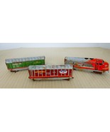 Lot of 3 vintage tin lithograph toy trains - $655.20 MXN