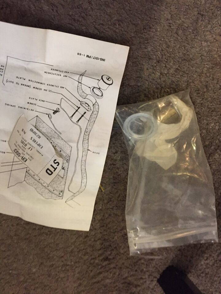 NEW Detex Lock Kit w/ keys Exit Control Cylinder  # EA-SSCF / LF-0185 / ... - $30.39