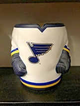 Labatt Blue Hockey Jersey Pop Beer Holder Koozie Foam Rubber St Louis Blues - £11.89 GBP