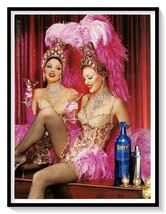 Skyy Vodka Le Grand Finale Print Ad Vintage 2002 Magazine Advertisement Showgirl - £7.63 GBP