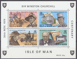 Isle of Man 51a MNH Winston Churchill Military ZAYIX 041322SM10M - £1.17 GBP