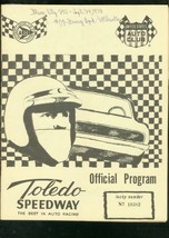 TOLEDO SPEEDWAY-ARCA RACE PROGRAM-9/1972-GLASS CITY 200 FR/G - £37.99 GBP