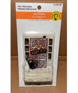 Tiny Treasures Miniatures Celebrate It Halloween Mini 1pc Light Up Door ... - $16.49