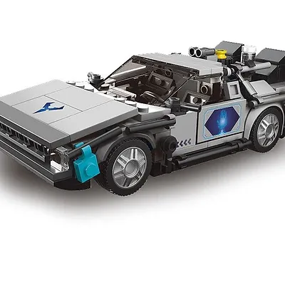 JKStore Back To The Future Delorian Movie Vehicle Car With Set Minifigure - £33.04 GBP