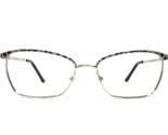 Dana Buchman Eyeglasses Frames PHLOX DA Black Gray Tiger Stripe Silver 5... - $51.21
