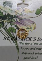 claddagh Hand Irish Ireland vintage carded tack pin St Patrick&#39;s day Good Luck - £9.46 GBP