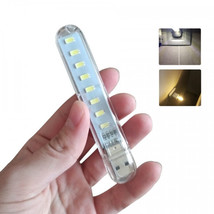 Mini 8-LED USB Light 5V Night Lamp Outdoor Camping SMD Bulb Light - £7.71 GBP