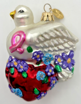 Christopher Radko Wings of Love Blown Glass Ornament U255 - £56.08 GBP