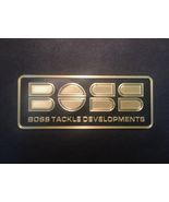 Badge Emblem Logo For BOSS Tackle Developments Angling Fishing Seat Box ... - $25.00