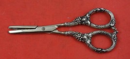 Sterling Silver Grape Shears w/grapes Germany as is blade need adjusting 6 1/8&quot; - £70.64 GBP