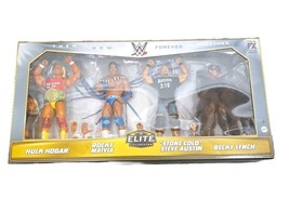 NWT WWE Elite Collection Then Now Forever Together 6” Figure 4 Pack Mattel - £42.03 GBP