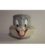 Vintage 1992 Looney Tunes Mugs - BUGS BUNNY - Face Design Plastic Handle... - £5.57 GBP