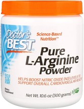 Doctor&#39;s Best L-arginine HCL Powder, Non-GMO, Vegan, Gluten Free, Soy Free, Help - £29.56 GBP