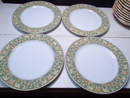 4 Mikasa Larchmonte 5865 Dinner Plates ~ Narumi Japan ~ fine china ~ rar... - $39.99