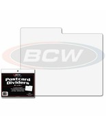 4 packs of 10 (40) BCW White Postcard Dividers - $22.53