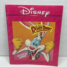 Vintage Disney Who Framed Roger Rabbit Story Book Music Photos Motion Picture - £7.96 GBP