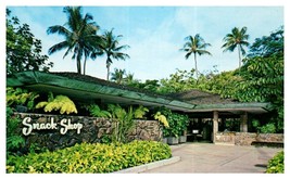 Snack Shop in the heart of Waikiki 2323 Kalakaua Ave. Hawaii Postcard - £7.70 GBP