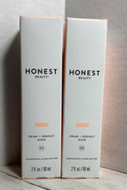 Honest Beauty Prime + Perfect Mask Superfruits &amp; Shea Butter 2 fl oz 2 B... - $29.69