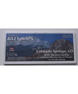 Folding Road Map Colorado Springs Riley Maps 2002 - 2003 - $145.76 MXN