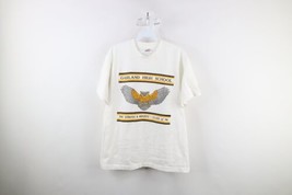 Vtg 90s Mens Large Class of 1990 Garland High School Short Sleeve T-Shirt USA - £31.61 GBP