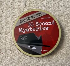 University Games 30 SECOND MYSTERIES Red: 64 Brain Teasers, COMPLETE - $9.89