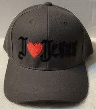 I Love Heart Jesus Religious God Baseball Cap Hat ( Grey ) - £10.72 GBP
