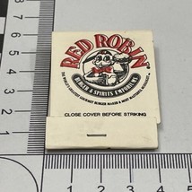 Vintage Matchbook Cover  Red Robin Burger &amp; Spirits Emporium restaurants  gmg - £9.66 GBP