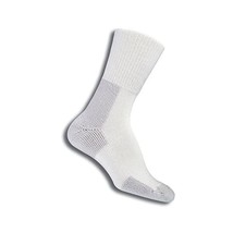 Thorlo Running Crew Socks - White/Platinum, Small  - $25.00