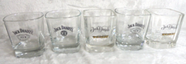 Lot of 5 Jack Daniels Glass Single Barrel Select Whiskey Rocks Lowball O... - $14.80