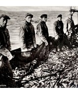 Slide Fishing In Norway Photograph Norwegian Folk Life c1900-1920s Nauti... - £31.26 GBP