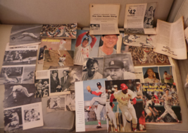 St Louis Cardinals MLB Clippings 1960&#39;s Stan Musial; Curt Flood; Bob Gibson; VG+ - $38.00