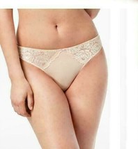 INC International Concepts Women&#39;s Lace-Trim Thong (S, Frappe) - $74.63 MXN