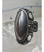 Poison ring locket band size 7 sterling silver women - $2,390.22 MXN