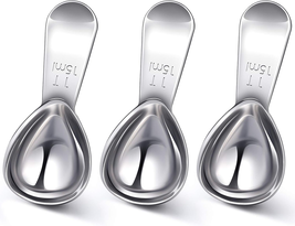 3 Pieces Coffee Scoop Tablespoon Measuring Spoons Stainless Steel Coffee... - $19.10