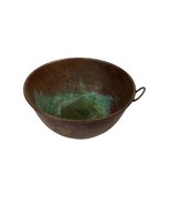 Vintage Copper Mixing Bowl w/ Brass Ring (Rolled Edge) 10.5”x5.5” - $363.55 MXN