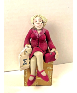 &quot;Born to Shop, Red&quot; Shelf Sitter Family of Friends by Diana Manning LIMI... - £20.23 GBP