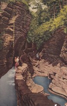 Pot Holes Watkins Glen State Park New York NY Finger Lakes Postcard C13 - £2.39 GBP