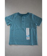 JUMPING BEANS Infant Boy Short Sleeve Cotton Blend Henley T-Shirt 12 Mon... - $7.92