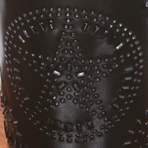 Country punched Star Wastebasket in Black metal image 2