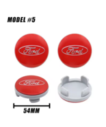 4x BLACK FORD CENTRE CAPS 54MM ALLOY WHEEL FITS MOST MODELS FOCUS FIESTA... - $24.99