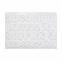 DIY Crafts Keychain Ornament Dropper Pendant Alphabet Number Mold Silicone Mould - £11.25 GBP